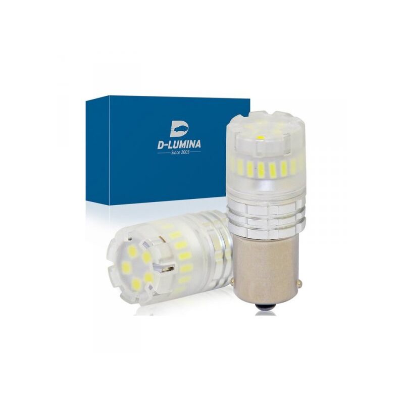 foto del prodotto carall lampada led 1156 ba15s p21w canbus bianco 12v no polarita ip67 illuminazione 360 gradi