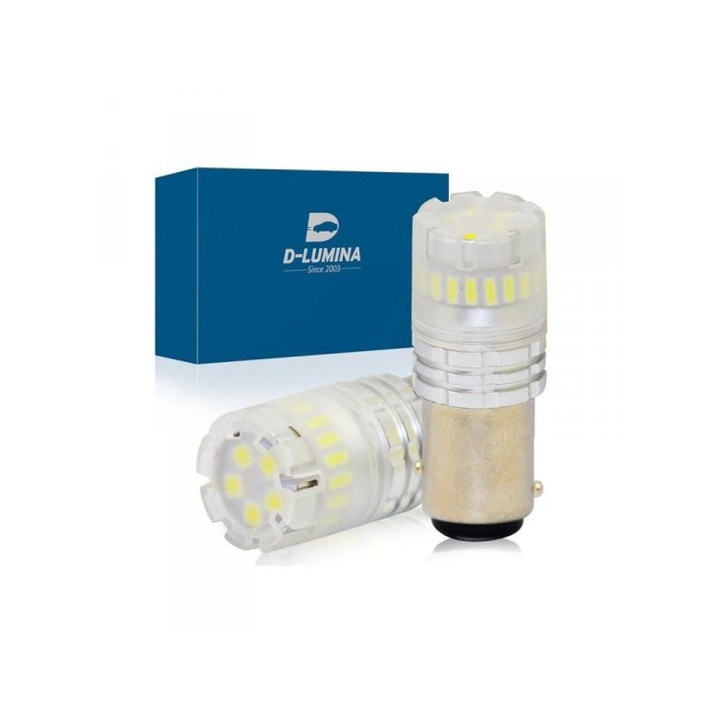 foto del prodotto carall lampada led 1157 bay15d p21 5w canbus bianco 12v no errore ip67 illuminazione 360 gradi