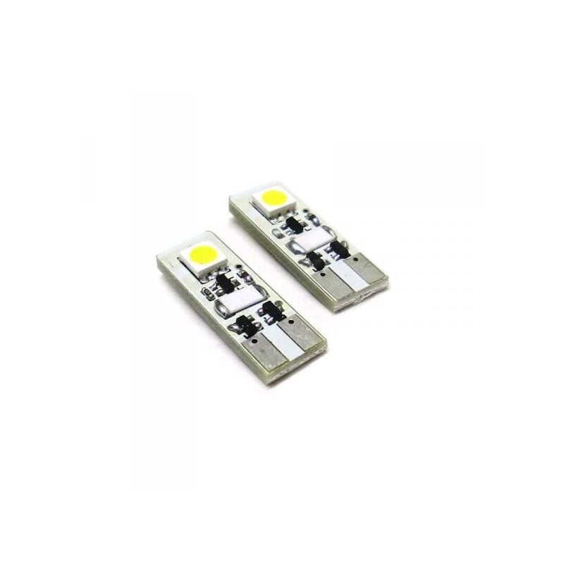 foto del prodotto carall lampada led canbus t10 w5w 2 smd bianco no polarita no errore check luci 12v