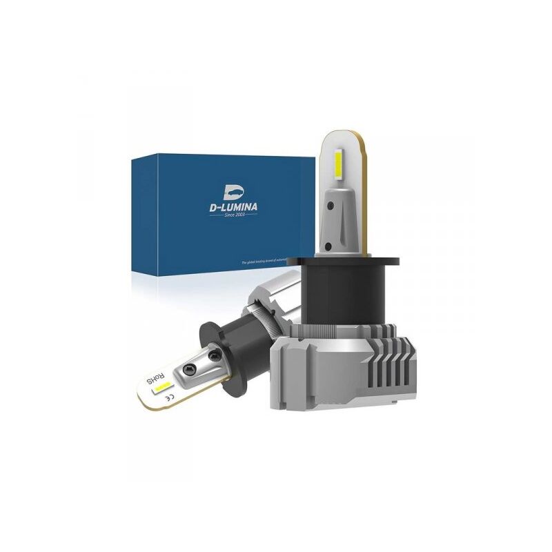 foto del prodotto carall lampada led h3 12v 20w fendinebbia ip65 bianco 6000k 2000lm 360 gradi canbus slim