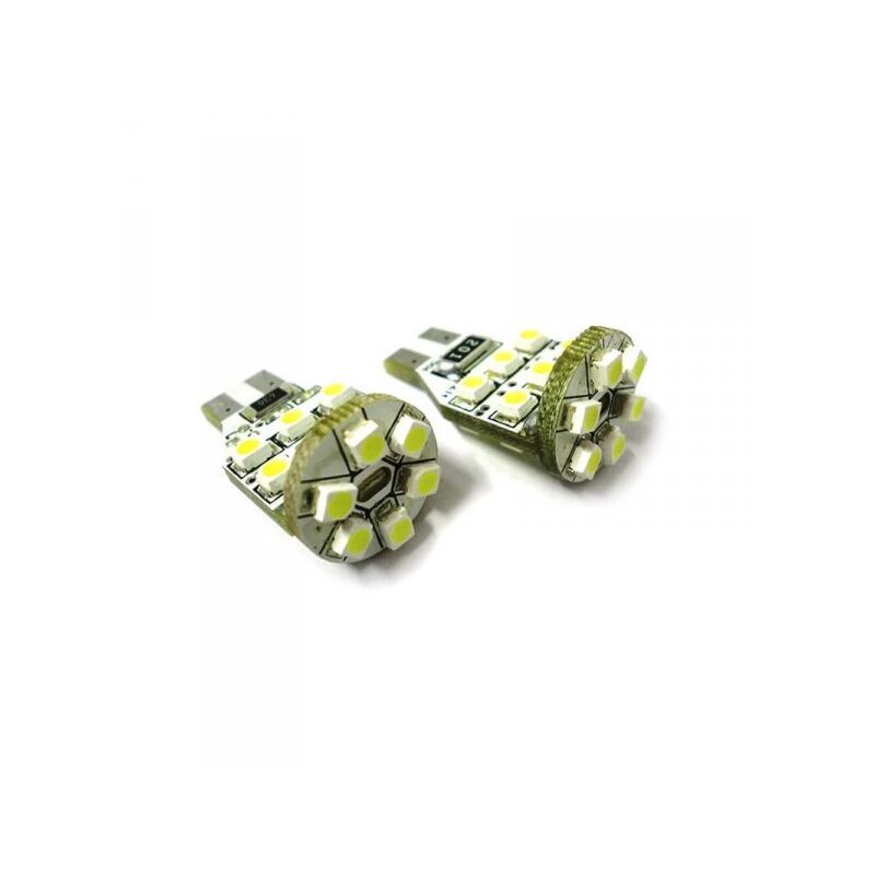 foto del prodotto carall lampadina led t15 18 smd 3528 luci posizione 12v bianco 6000k