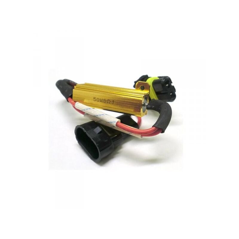 foto del prodotto carall resistenza per risolvere problema canbus nel kit xenon filtro per lampada led hb3 9005 hb4 9006 hir2 no errore