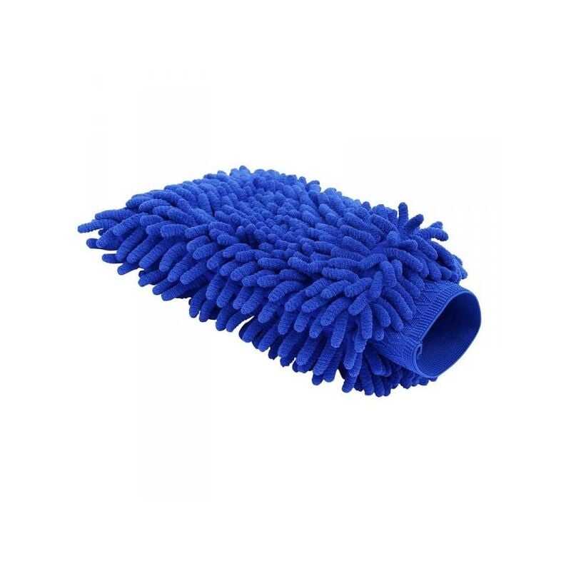 foto del prodotto carall spugna guanto in microfibra per lavaggio auto doppia faccia professionale 30x20cm