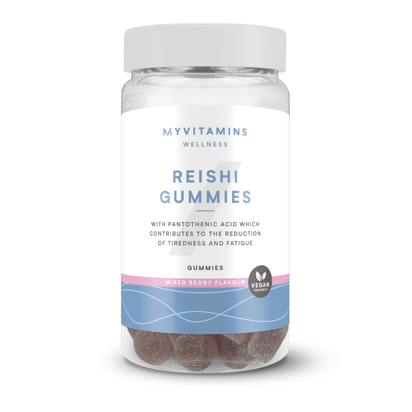 foto del prodotto caramelle gommose a base di funghi 60gummies funghi reishi relax frutti di bosco