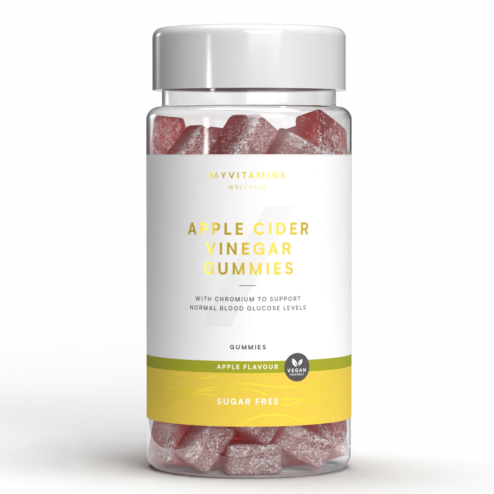 foto del prodotto caramelle gommose all aceto di mele 60gummies sugar free apple