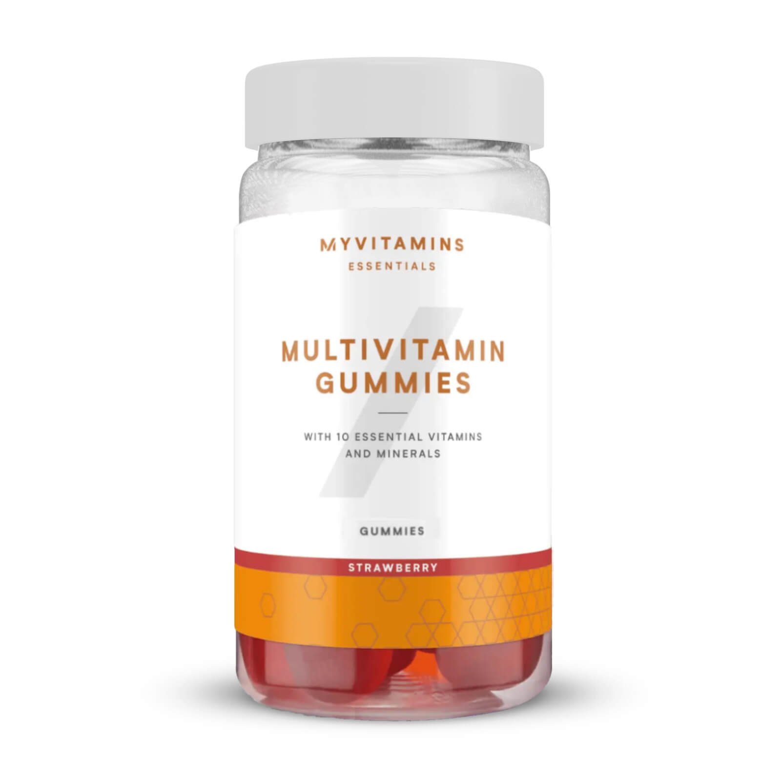 foto del prodotto caramelle gommose multivitaminiche 60gummies fragola