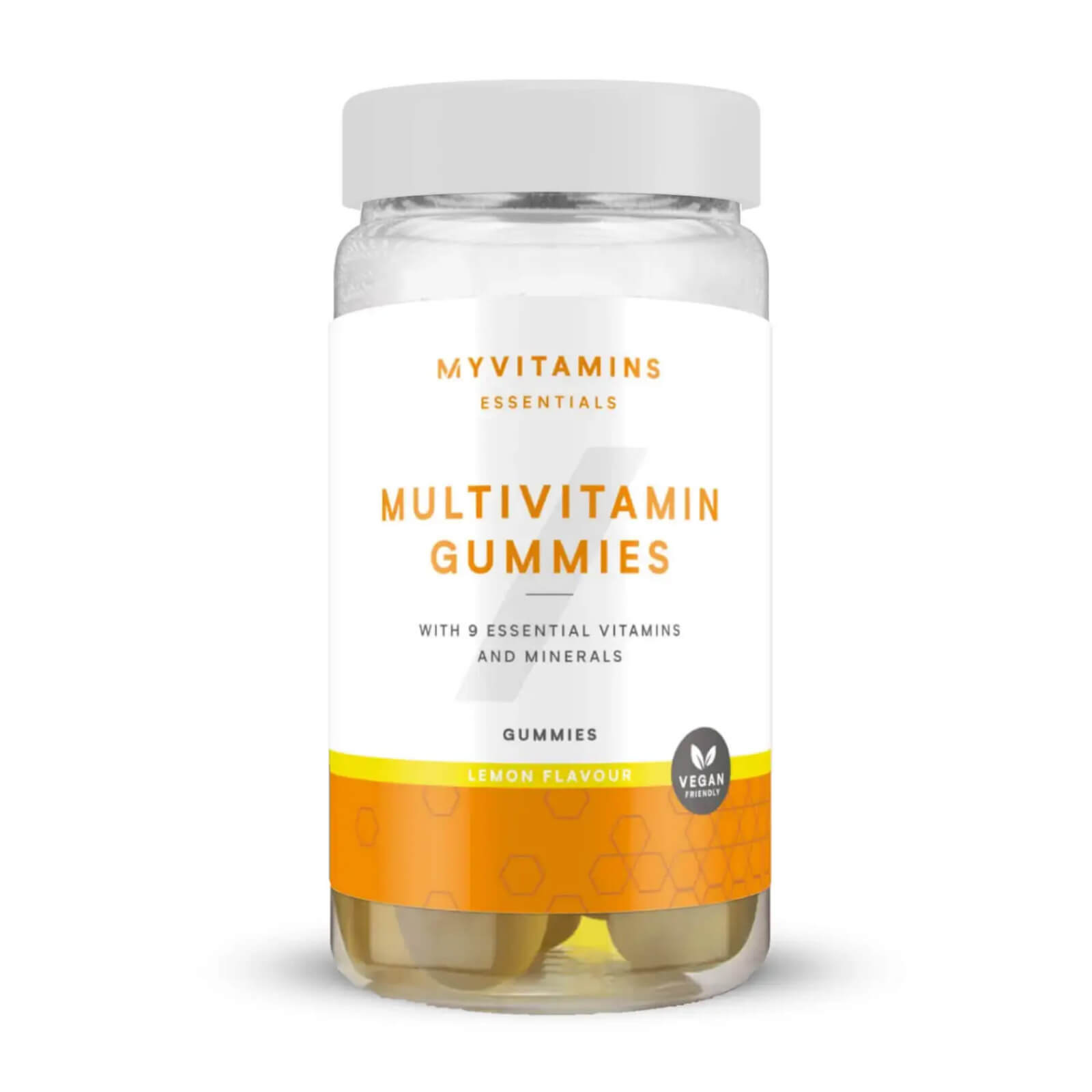 foto del prodotto caramelle gommose multivitaminiche 60gummies vegan lemon