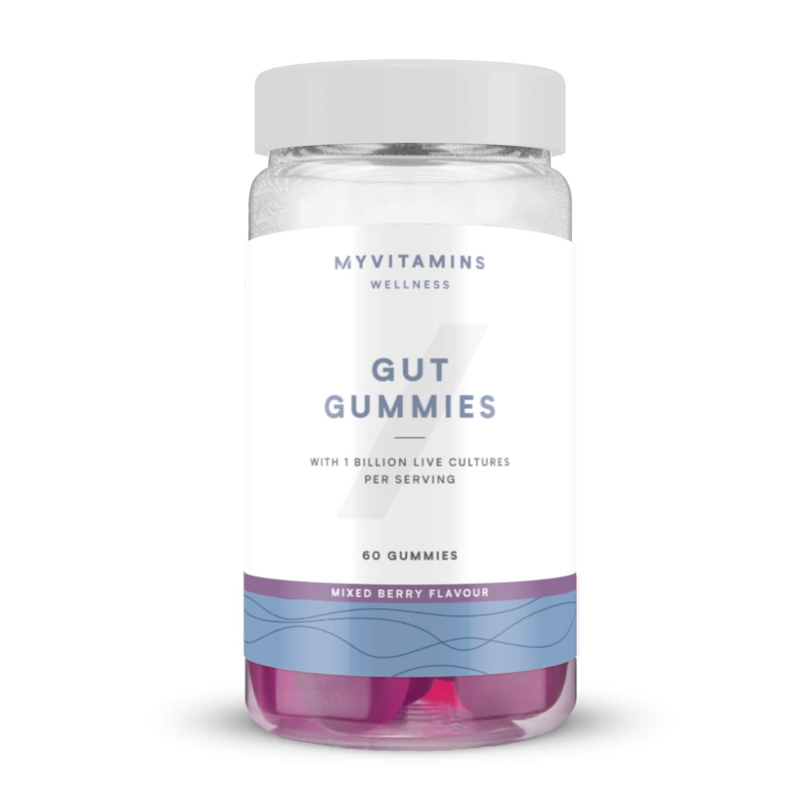 foto del prodotto caramelle gommose per la salute intestinale 60gummies frutti di bosco