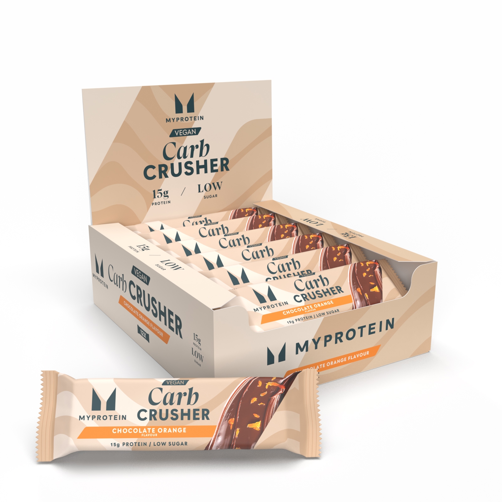 foto del prodotto carb crusher vegano cioccolato e arancia