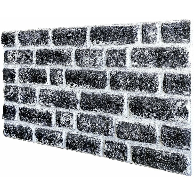 foto del prodotto carbon pannello finto mattone in eps resinato misura 100x50 cm spessore 2 cm