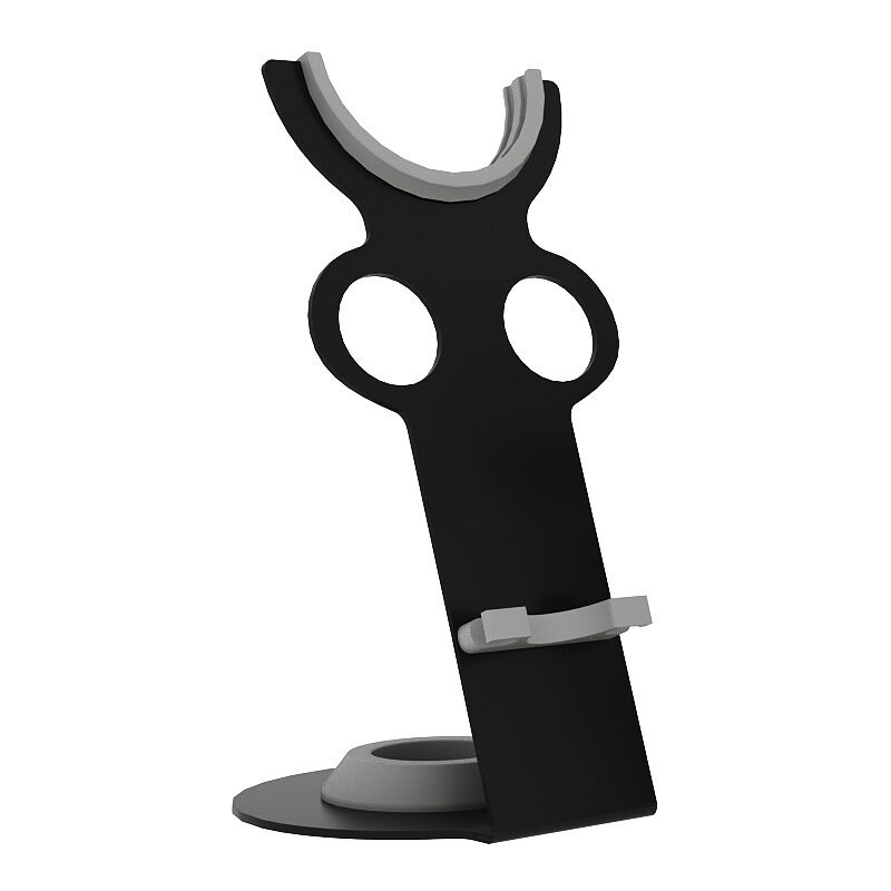 foto del prodotto carbon steel hair dryer holder magnetic storage rack display stand for supersonic hair dryer