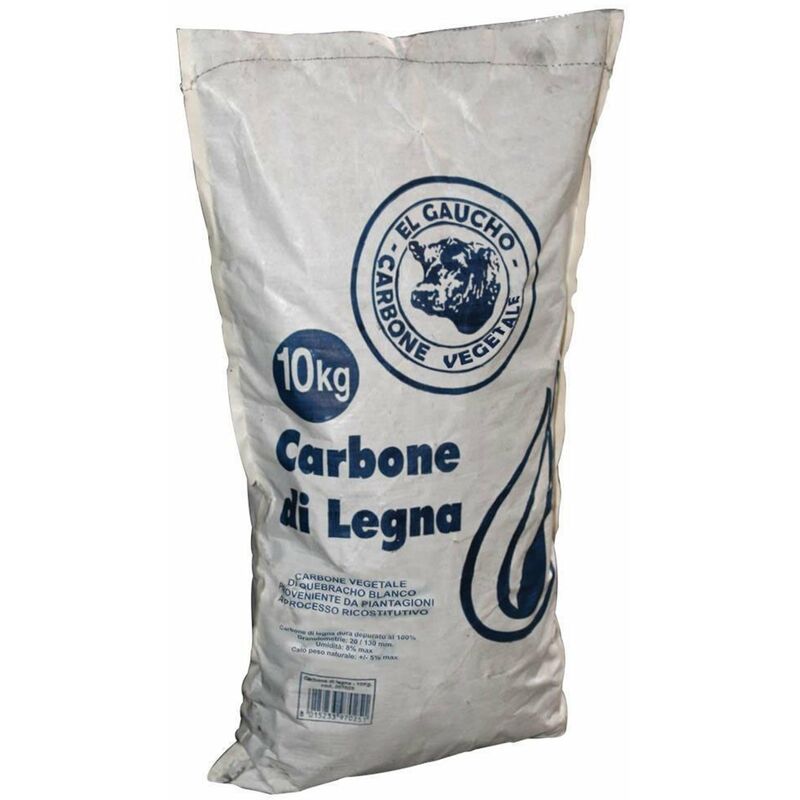foto del prodotto carbone carbonella di legna kg.10 per barbecue e caminetti legno vegetale 24339 