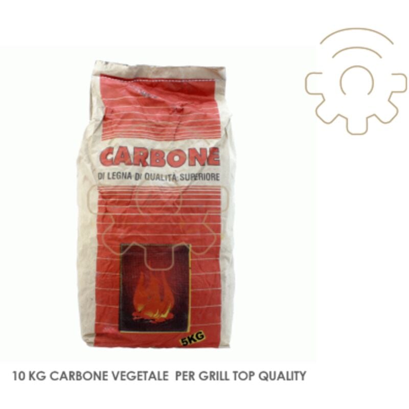 foto del prodotto carbone naturale di legna - kg.10 per grill e barbeque