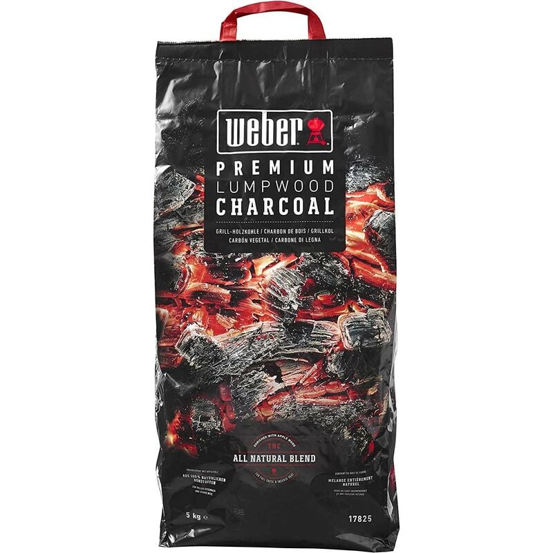 foto del prodotto carbone per barbecue weber di faggio e quercia 5kg
