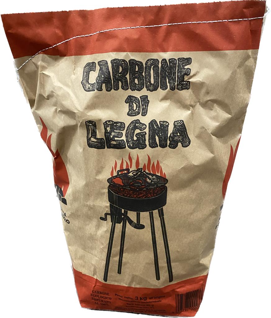 foto del prodotto carbonella x bbq sacco kg. 3