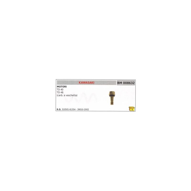 foto del prodotto carburatore a vaschetta motore kawasaki td40 td48 decespugliatore 310501 6135a