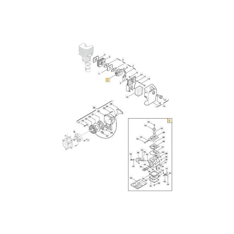 foto del prodotto carburatore alpina decespugliatore vip 21 25 30 mod. wt.260 005765