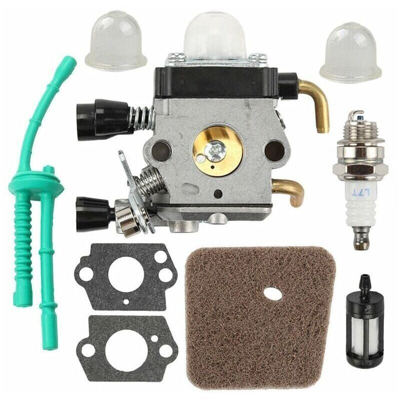 foto del prodotto carburatore carb per tagliasiepi hs45 stihl fs38 fc55 fs310 zama c1q s169b