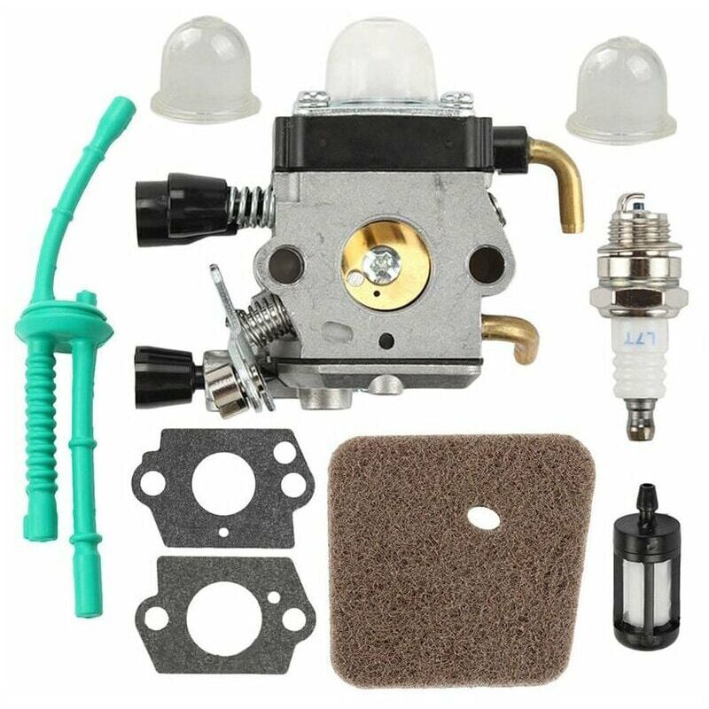 foto del prodotto carburatore carb per tagliasiepi hs45 stihl fs38 fc55 fs310 zama c1q s169b