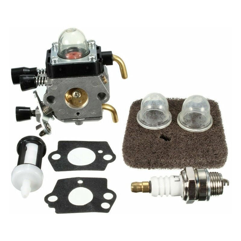 foto del prodotto carburatore carb per tagliasiepi stihl hs45 fs38 fc55 fs310 zama c1q s169b