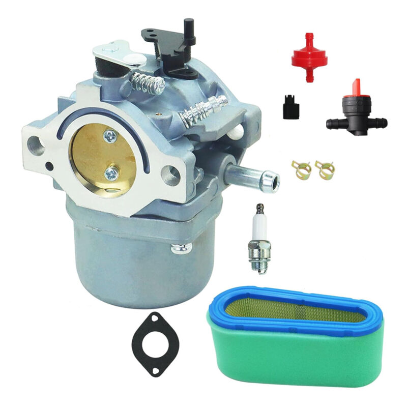 foto del prodotto carburatore compatibile con briggs stratton 498027 499161 12hp b s carburatore con filtro aria