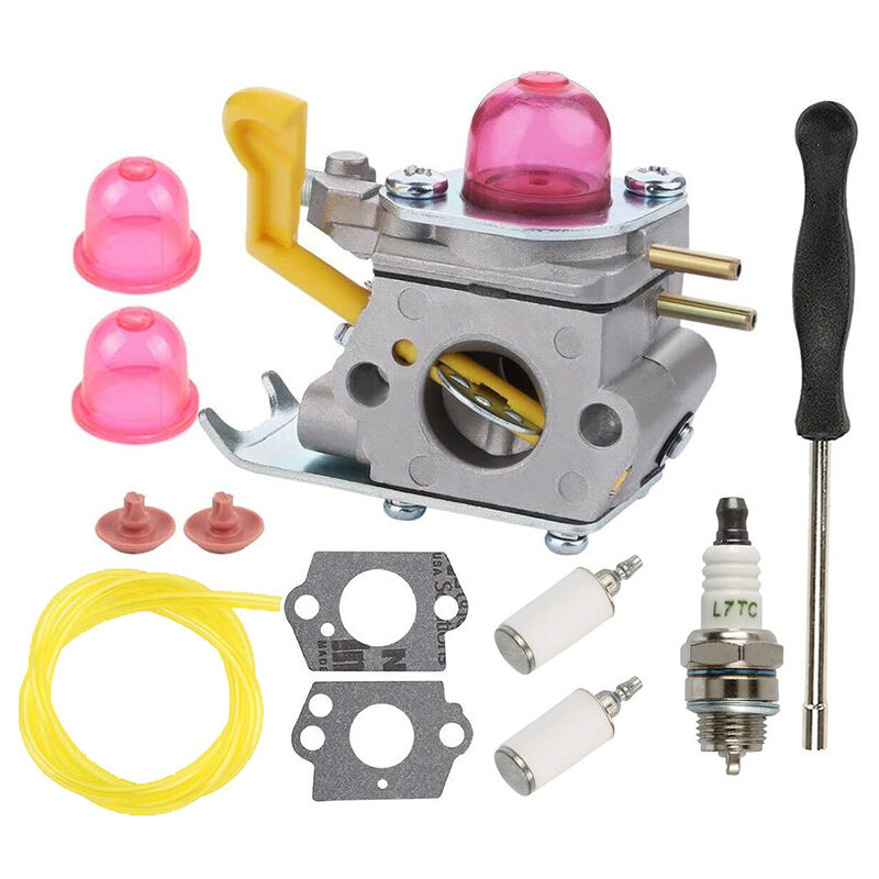 foto del prodotto carburatore compatibile con poulan fl26 fx26 fx26s xt260 xt700 sst25c c1u w24 c1u w18