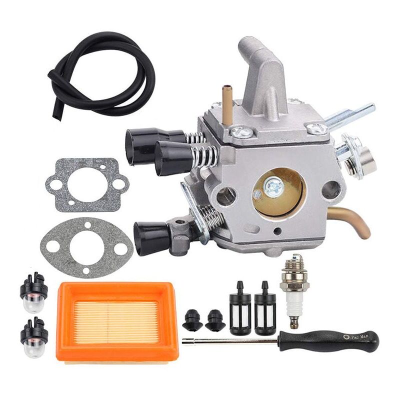 foto del prodotto carburatore con filtro del carburante tubo del carburante filtro dell aria per decespugliatore stihl fs120 fs200 fs250 fs300 fs350 fs400 fs450