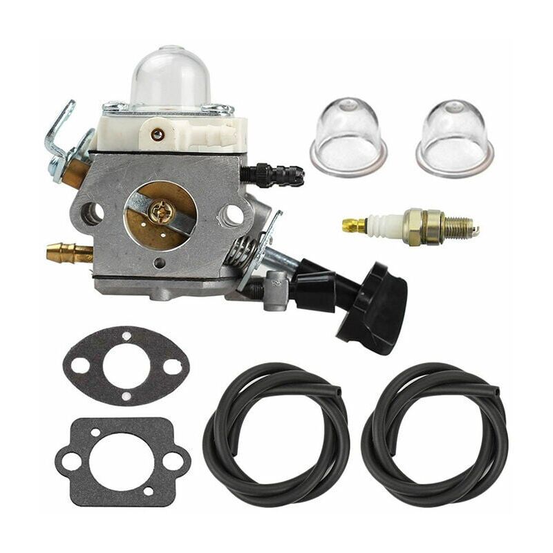 foto del prodotto carburatore con filtro dell aria, candela per stihl bg86 sh56 sh56c sh86 sh86c bg86ce bg86z bg86cez zama c1m s261b soffiatore per foglie