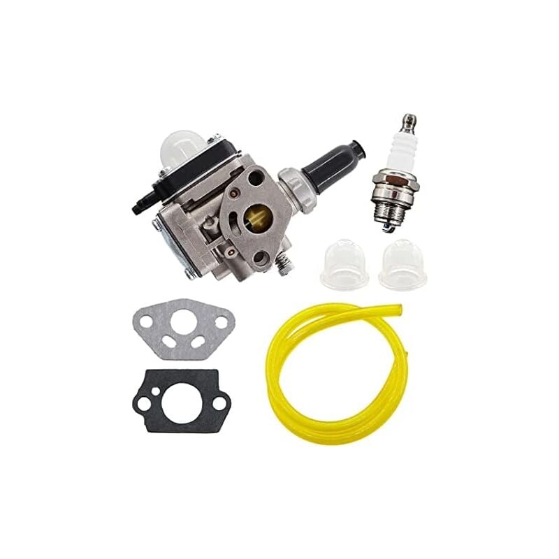 foto del prodotto carburatore con guarnizione candela tubo flessibile del carburante per tosaerba motore kawasaki th43 th48 accessori da giardinaggio all aperto