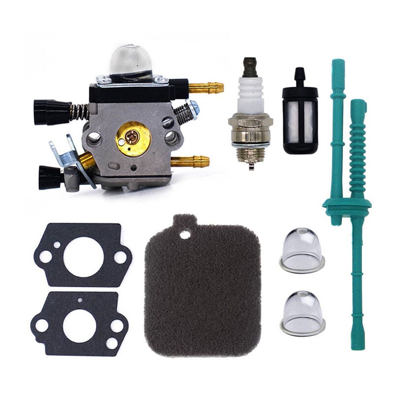 foto del prodotto carburatore con kit di messa a punto per soffiatore stihl bg45 bg46 bg55 bg65 br45c sh85 4229 1200 606 carb