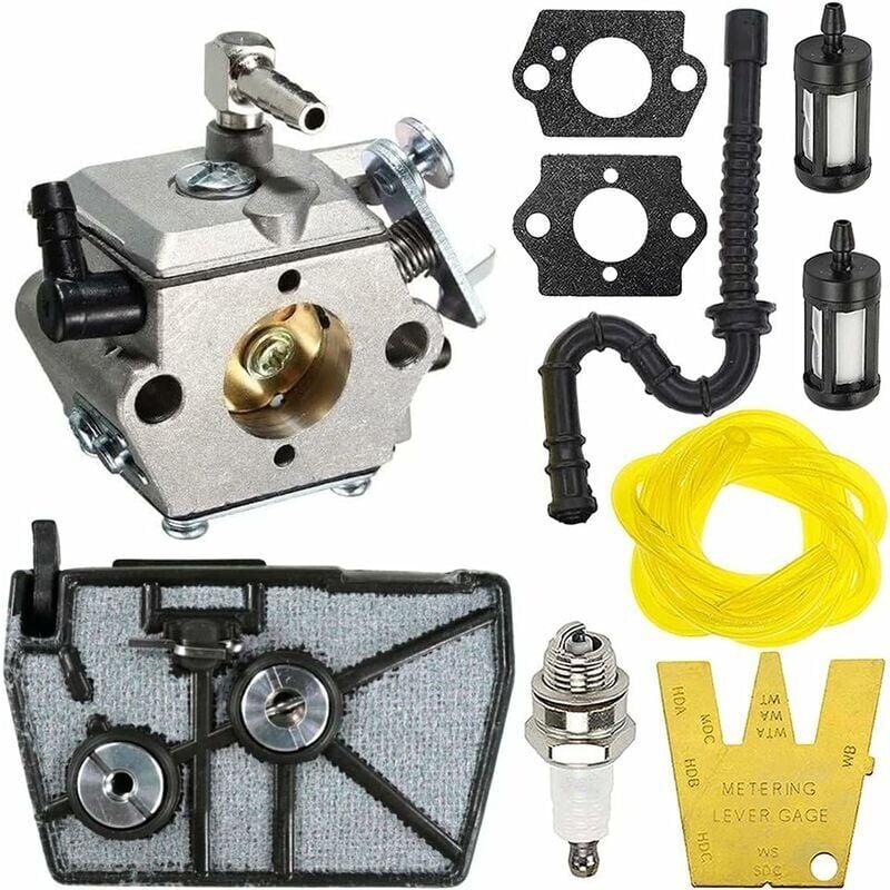 foto del prodotto carburatore di ricambio per tronchetto stihl 028 028av 028 super, sostituisce walbro wt 16b, per tillotson hu 40, con filtro comune per filtro