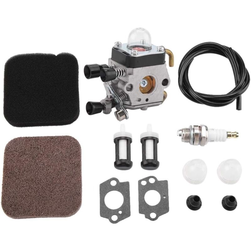 foto del prodotto carburatore e filtro dell aria per stihl fs80r fs85r km85 hs75 fs74 fs76 ht75 c1q s157