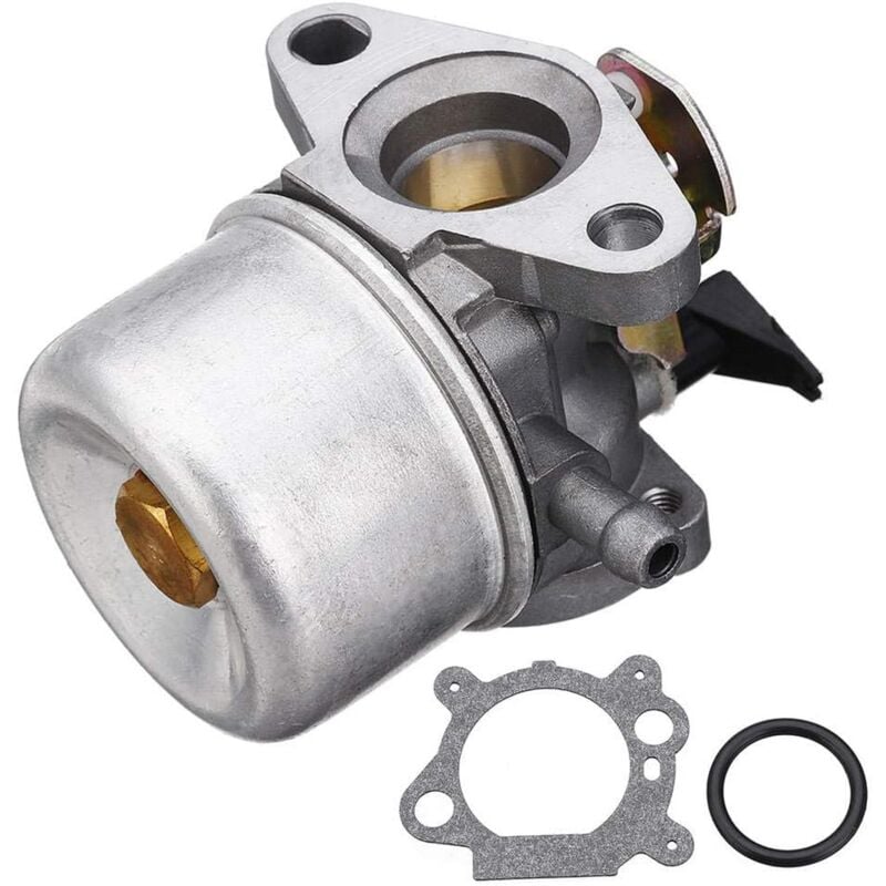 foto del prodotto carburatore in metallo con anello in gomma per motore briggs and stratton quantum 498965 498965