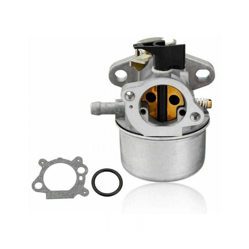 foto del prodotto carburatore in metallo con anello in gomma per motore briggs and stratton quantum 498965.