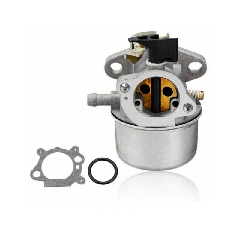 foto del prodotto carburatore in metallo con anello in gomma per motore briggs and stratton quantum 498965. loy