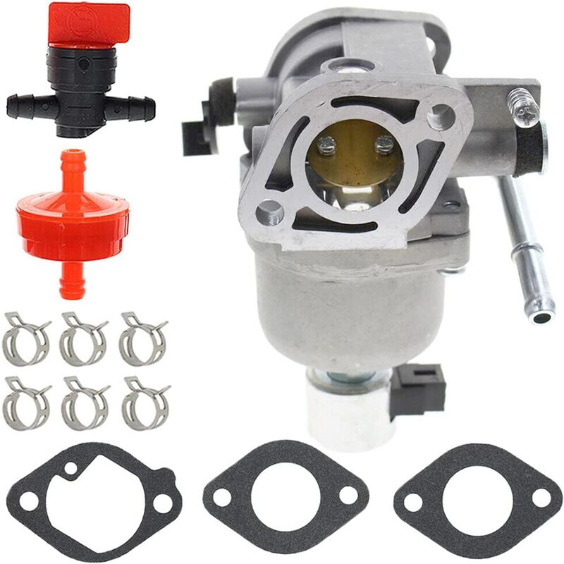 foto del prodotto carburatore per briggs stratton 697722 491026 4045a7 401577 406577 407577 699815 699814 trattore 20hp, per toro 74591 74592 74704, con guarnizione