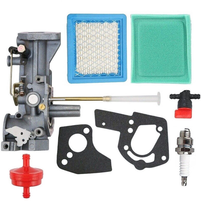 foto del prodotto carburatore per briggs stratton e s 498298 135202 495951 112202 112212 112232 112252 112292 134202 133212 130202 112200 130200 5hp con filtro aria