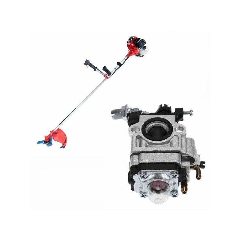 foto del prodotto carburatore per decespugliatore 43cc 49cc 52cc 2 tempi foro 15mm cg430