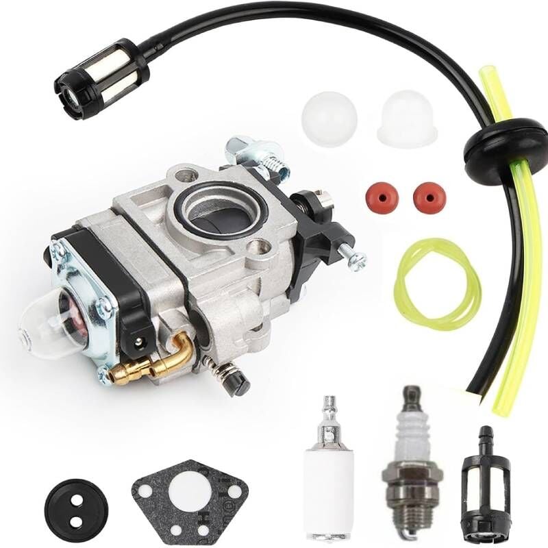 foto del prodotto carburatore per decespugliatore, set carburatore decespugliatore, carburatore decespugliatore, carburatore con candela, 52cc 49cc 43cc con