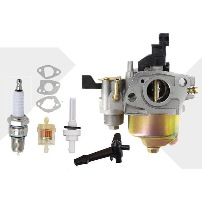 foto del prodotto carburatore per motocicletta per gx160 gx168f gx200 5,5 hp 6,5 hp con giunto tubo olio.