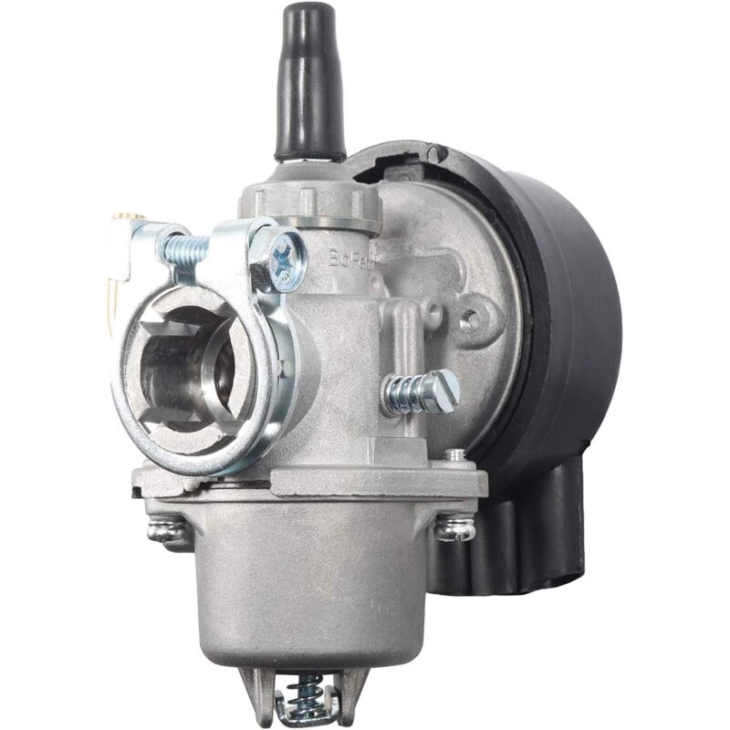 foto del prodotto carburatore per motore a 2 tempi da 49 cc, 60 cc, 66 cc, 80 cc, bicicletta motorizzata argento 
