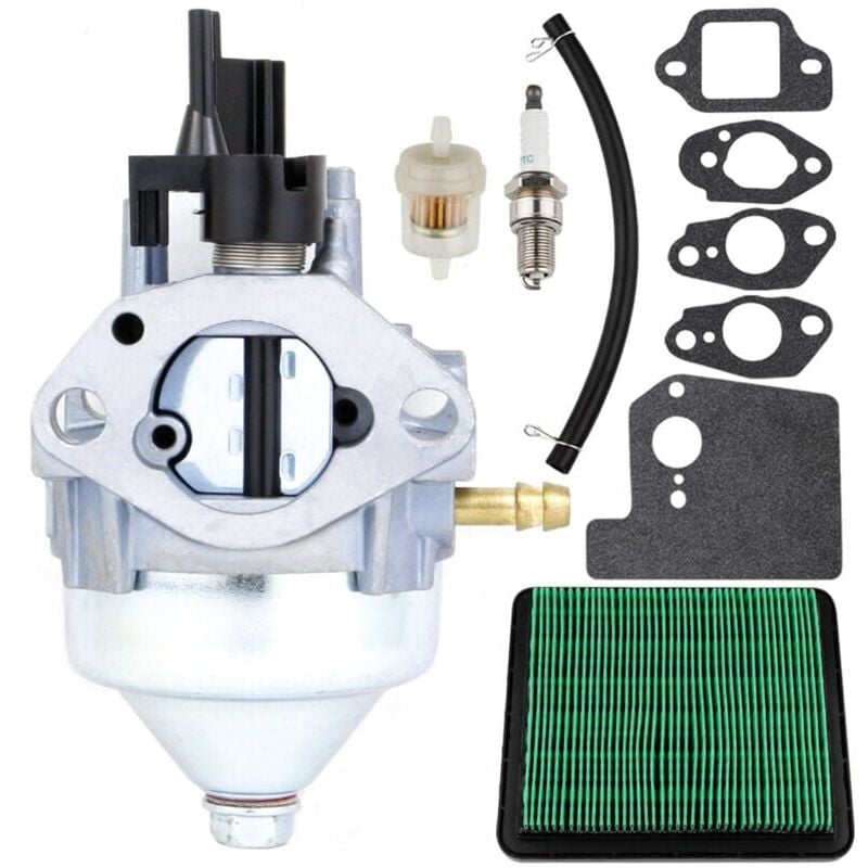 foto del prodotto carburatore per motore honda gcv190 e tondeuse a gas hrb217 hrx217, kit carburatore gcv190 con filtro comune per filtro dell aria e accessori per