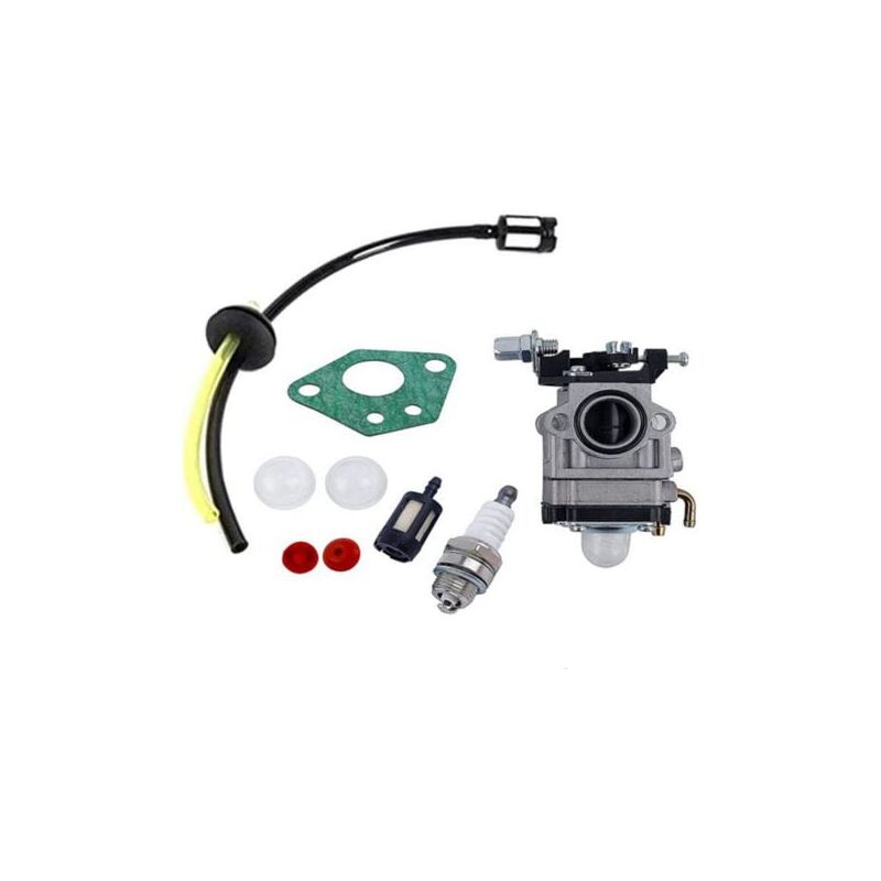 foto del prodotto carburatore per mp15 15mm 1e40 5 43cc 49cc 52cc kit carburatore per tosaerba kit carburatore per attrezzi da giardino con guarnizione del tubo della
