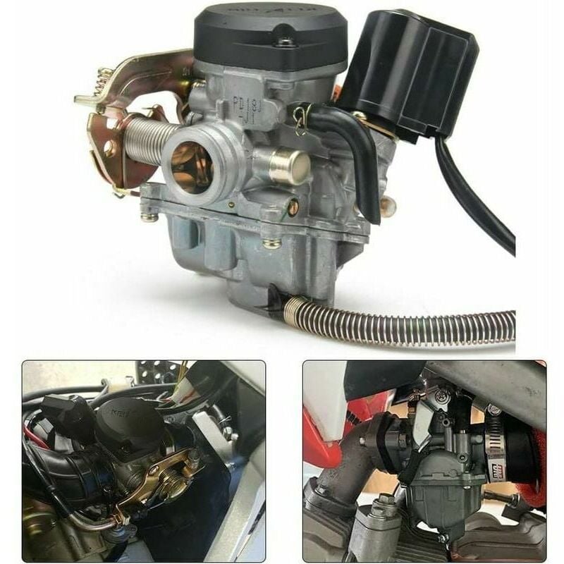 foto del prodotto carburatore per scooter a 4 tempi gy6 50cc 139qmb 139qma jonway baja jmstar lance nst pace banzer barton zipp romet 18mm pd18j lo ron