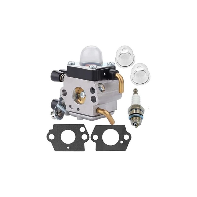 foto del prodotto carburatore per stihl fs38 fs45 fs46 fs55 fs55r fs55rc fs74 fs75 fs80 fs85 km55 hl45 km55r, carburatore per tosaerba con guarnizioni, pompe di