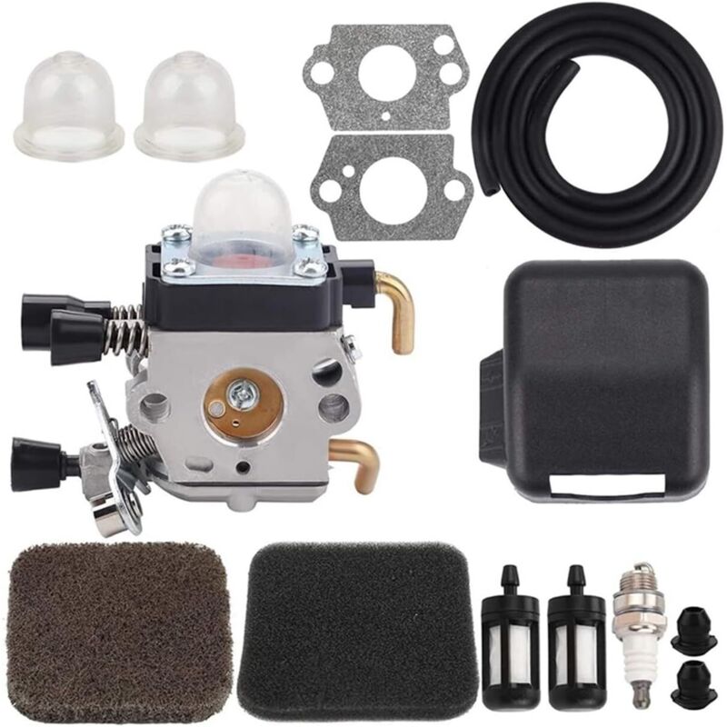 foto del prodotto carburatore per tosaerba carburatore per decespugliatore stihl fs75 fs80 fs 85 km80 km85 fc75 kit di messa a punto del carburatore coperchio del