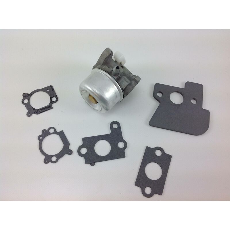 foto del prodotto carburatore primer motore trattorino rasaerba briggs intek ohv verticale 6.5 hp