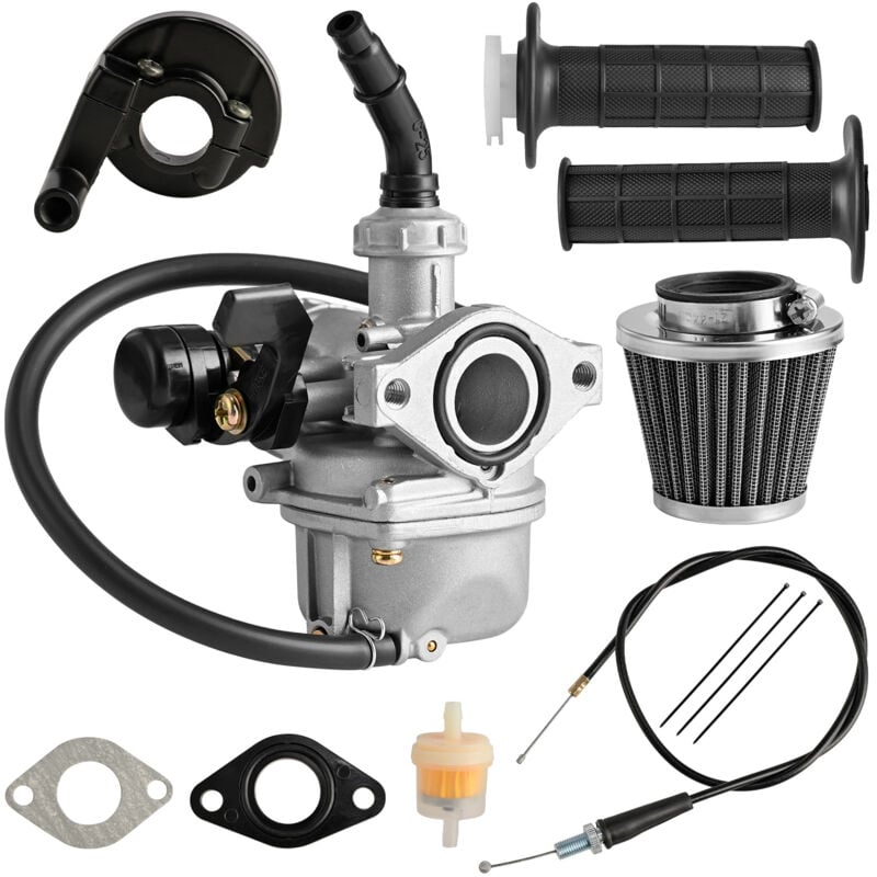 foto del prodotto carburatore pz19 carburatore da 19 mm con filtro dell aria da 35 mm per 50cc 70cc 90cc 110cc 125cc dr50 crf xr 50 coolster taotao buyang coolsport