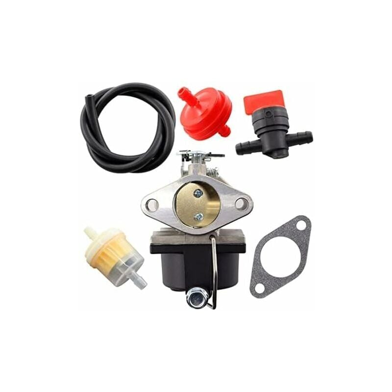foto del prodotto carburatore ulisem filtro carburante e tubo carburante per motore tecumseh 640065a 640065, adatto per i modelli ohv110, ohv115, ohv120, ohv125,