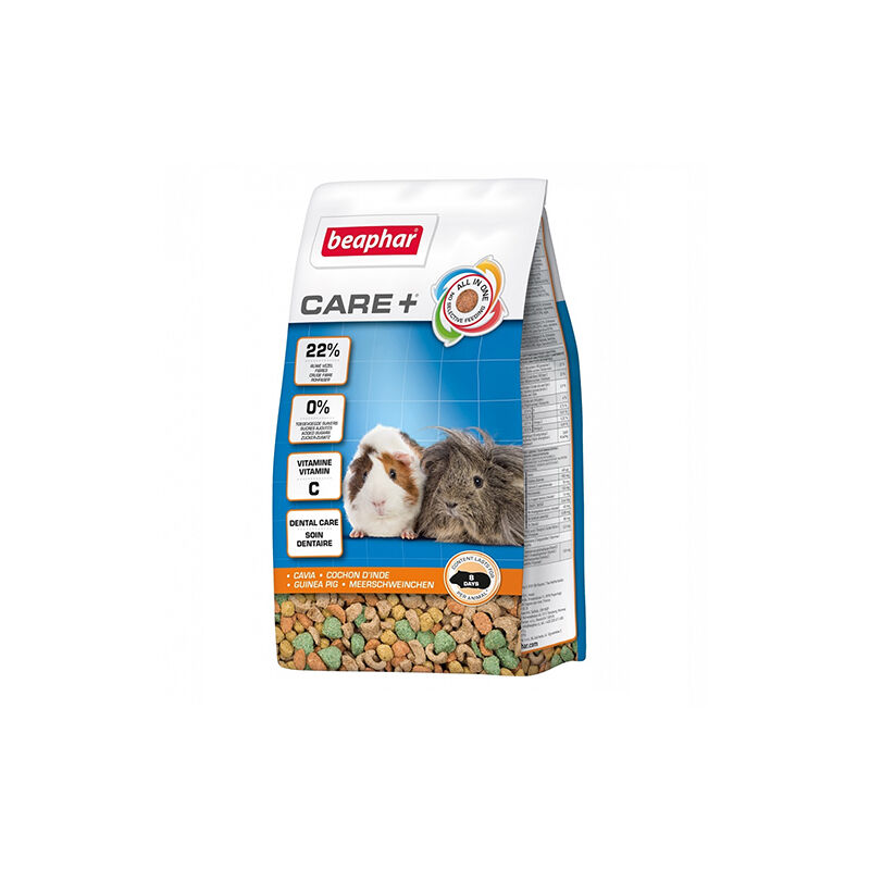 foto del prodotto care cobaya food estruso per cavie, 250 gr beaphar